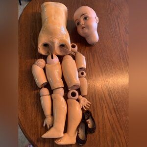 Antique Bisque doll body